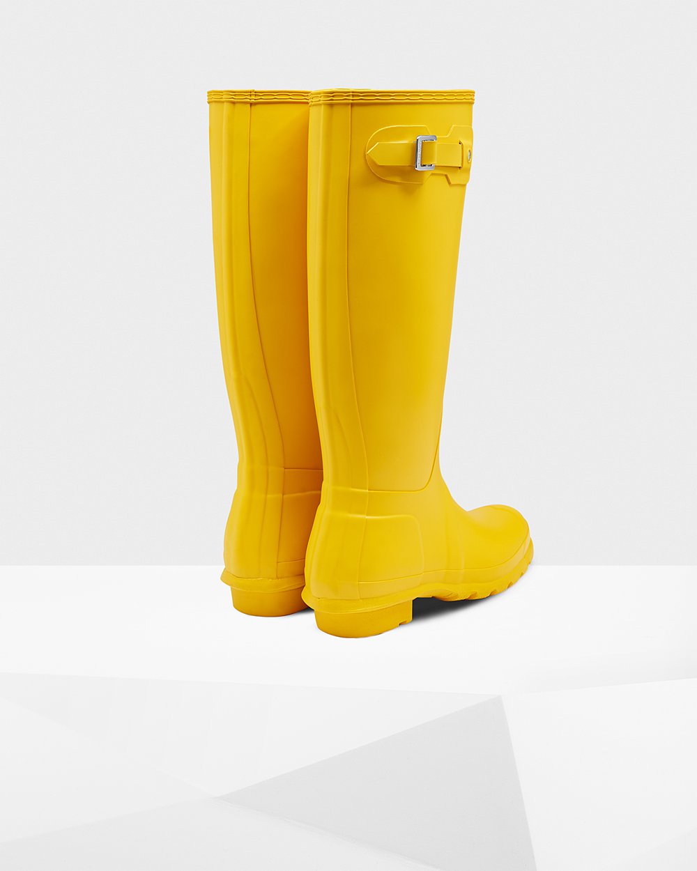 Womens Hunter Tall Rain Boots Yellow - Original - 1826059-CN